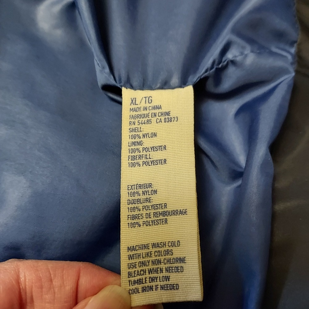 American Eagle Men's Black Puffer Vest Quilted Insulated Pockets - Picture 7 of 8